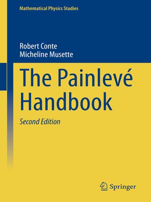 cover image of The Painlevé Handbook